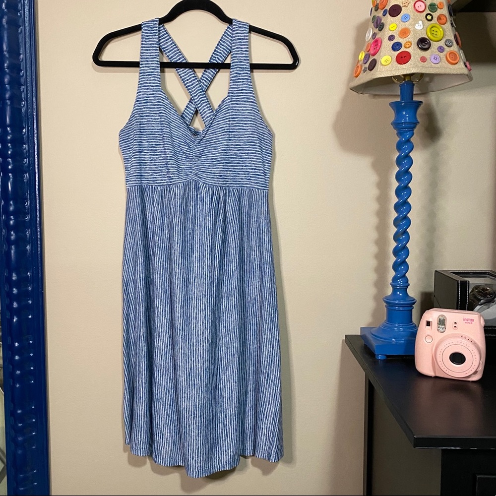 Blue Striped Sun Dress